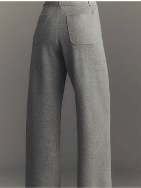Maeve Men's Wide-Leg Corduroy Pants in Gray